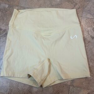 TLF Apparel Seamless Pastel Yellow Shorts